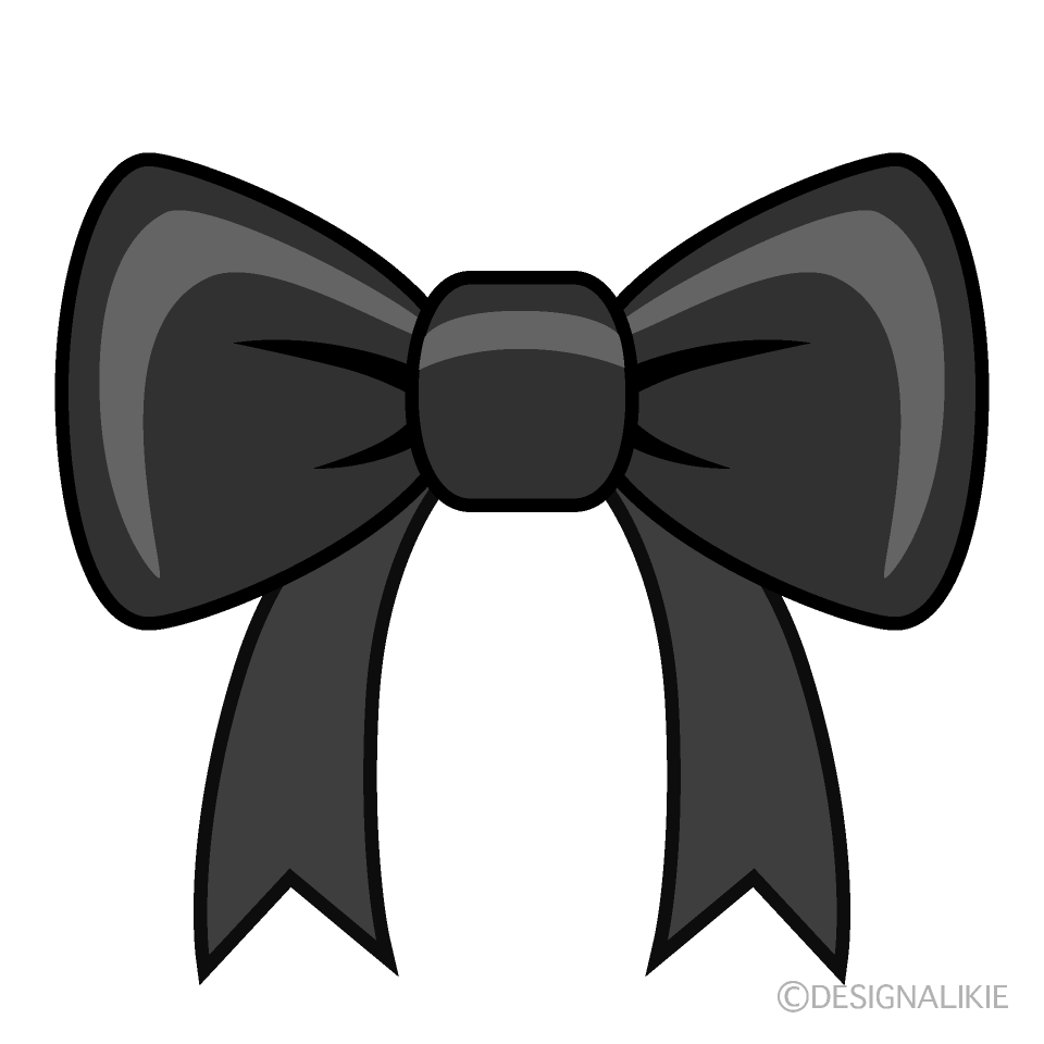 black bow clip art