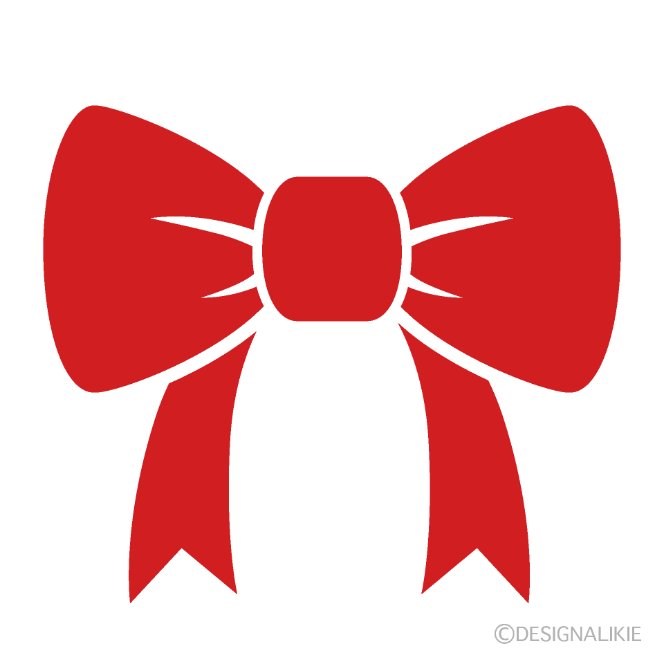 Red Bow Silhouette