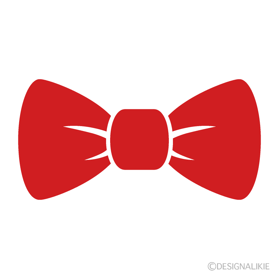 Red Bow Tie Silhouette