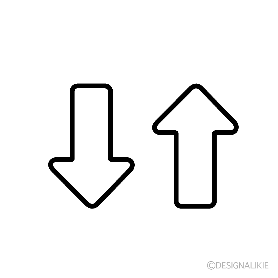 up and down clipart