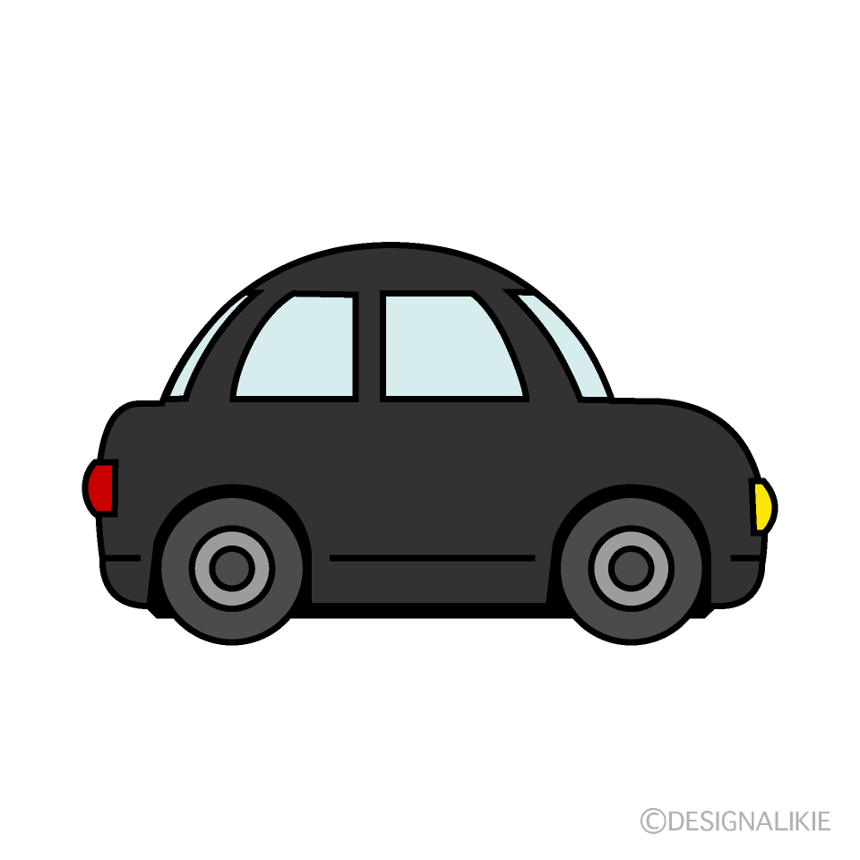Cute Black Car Clip Art Free PNG Image Illustoon