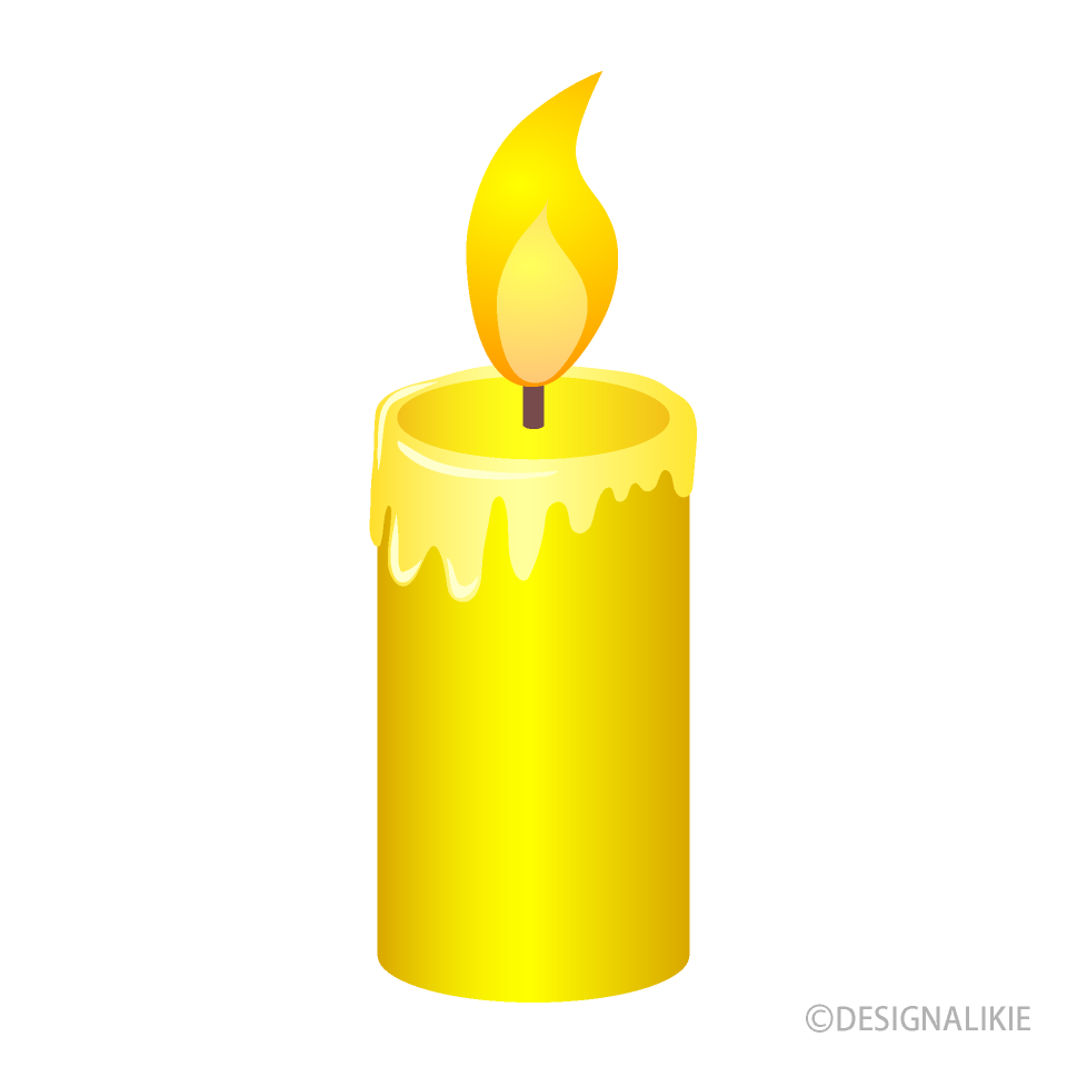 Thick Yellow Candle