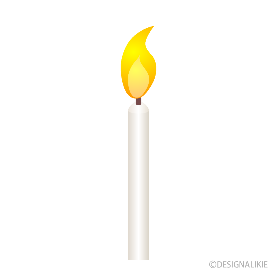 Simple White Candle