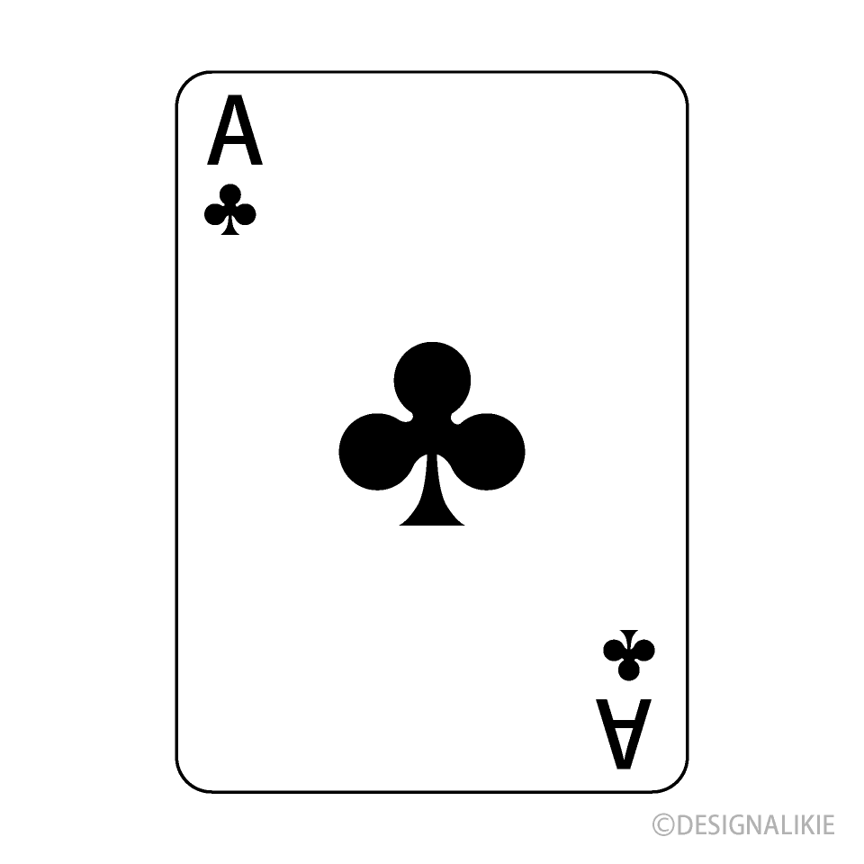 Ace of Clubs Playing Card