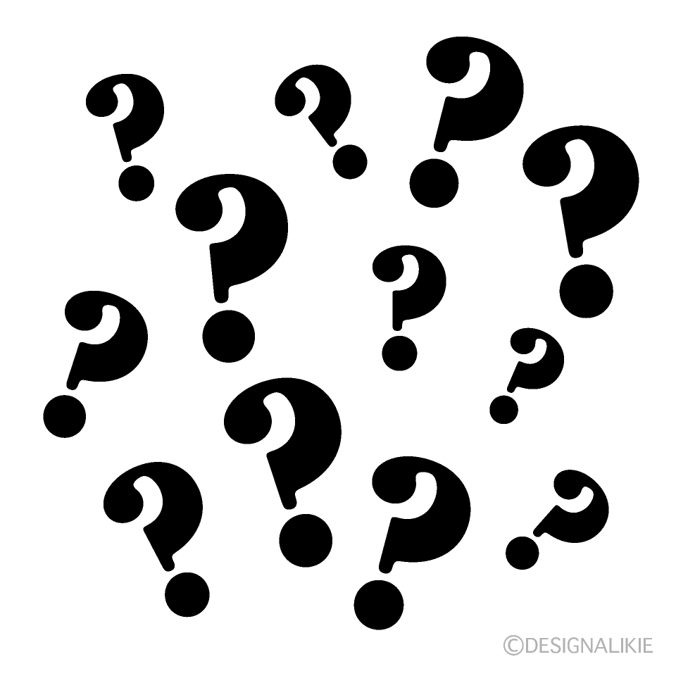 Many Question Marks Silhouette Clip Art Free PNG Image Illustoon