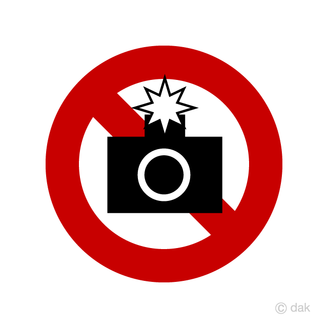 No hay señal de fotografía con flash