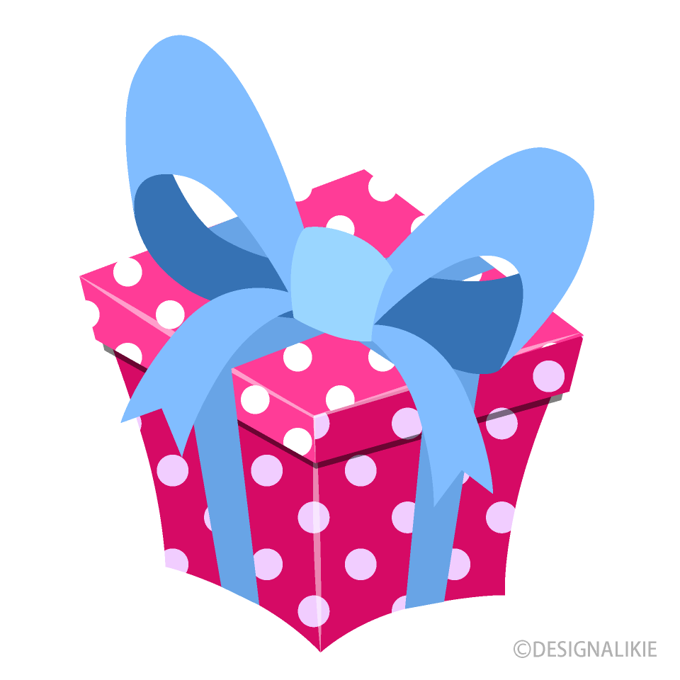 Polka Dot Pink Gift Box