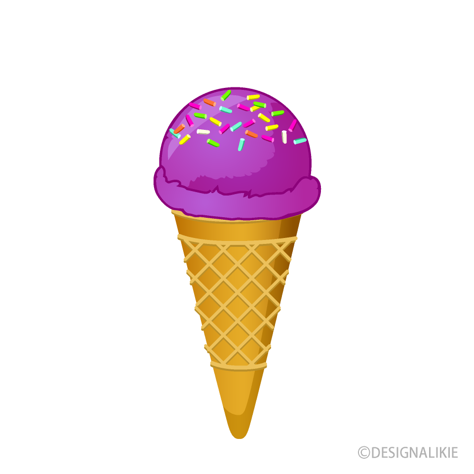 Sprinkles Purple Ice Cream