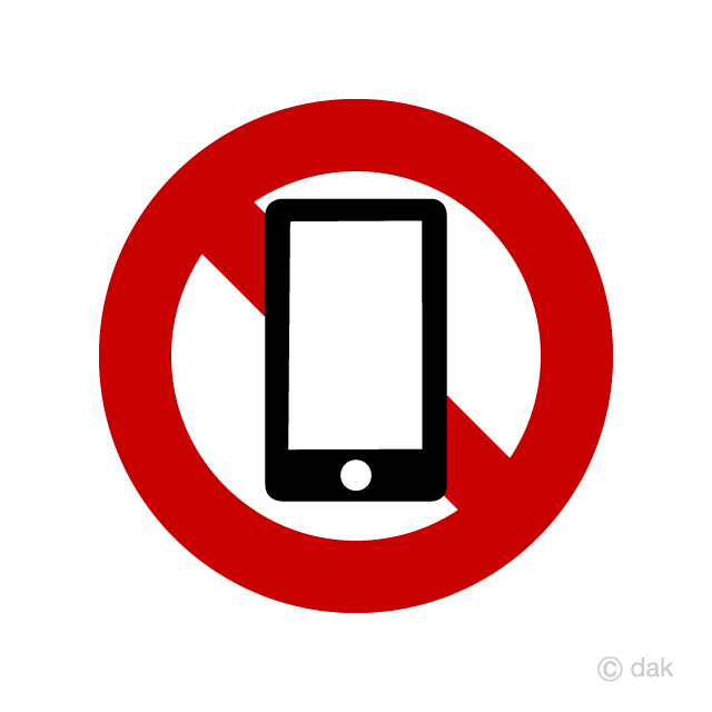 No Smart Phone Sign