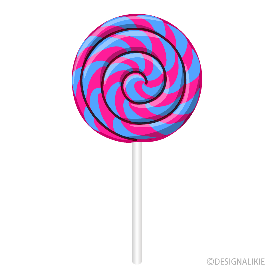Pink Blue Lollipop