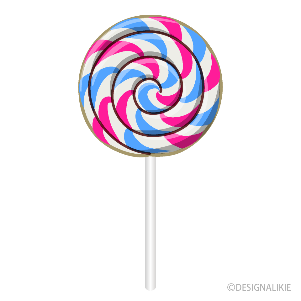 Pink Blue Lollipop