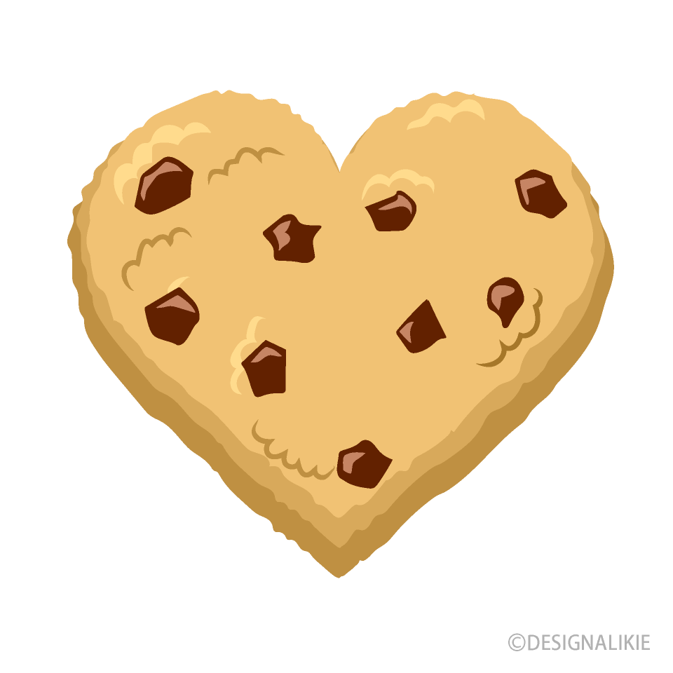 Heart Chocolate Chip Cookie