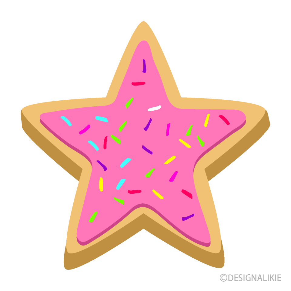 Pink Star Cookie