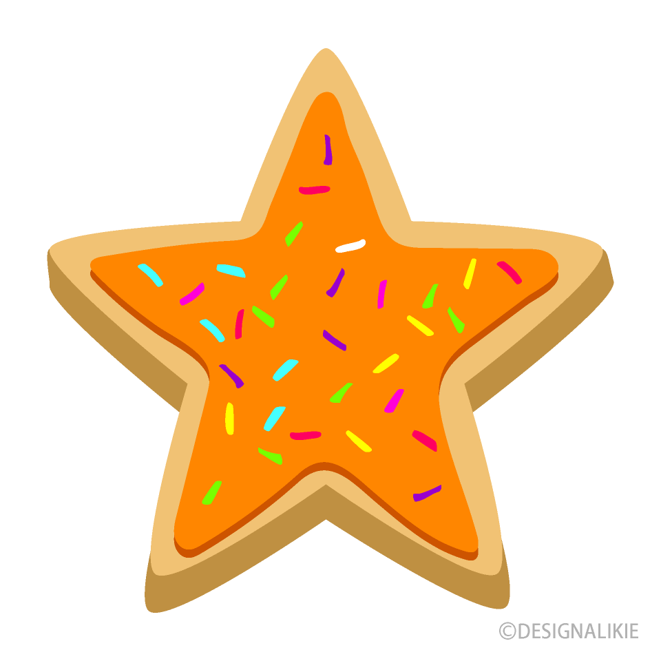 Orange Star Cookie