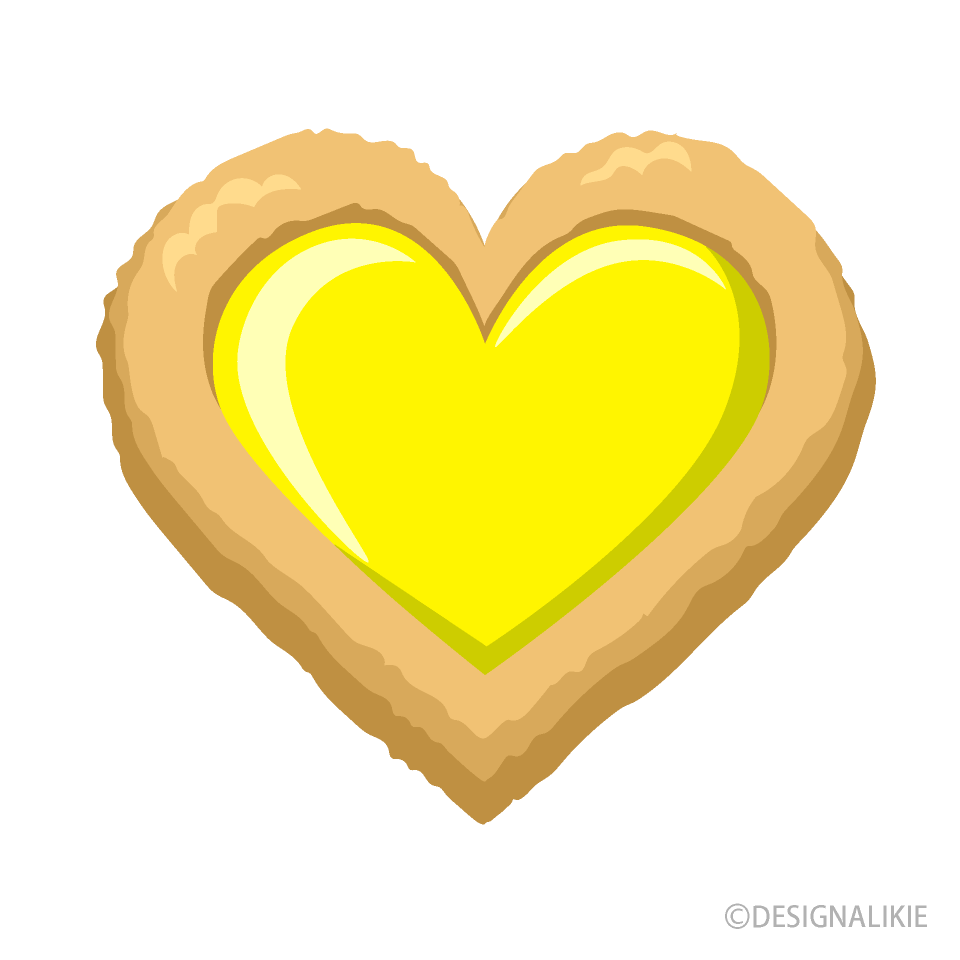 Yellow Heart Cookie