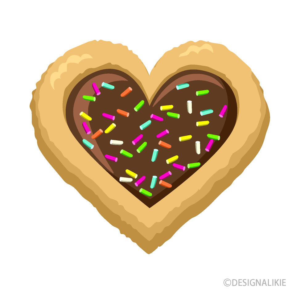 Sprinkles Heart Cookie