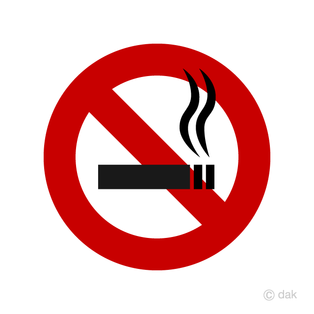 No hay señales de cigarrillos