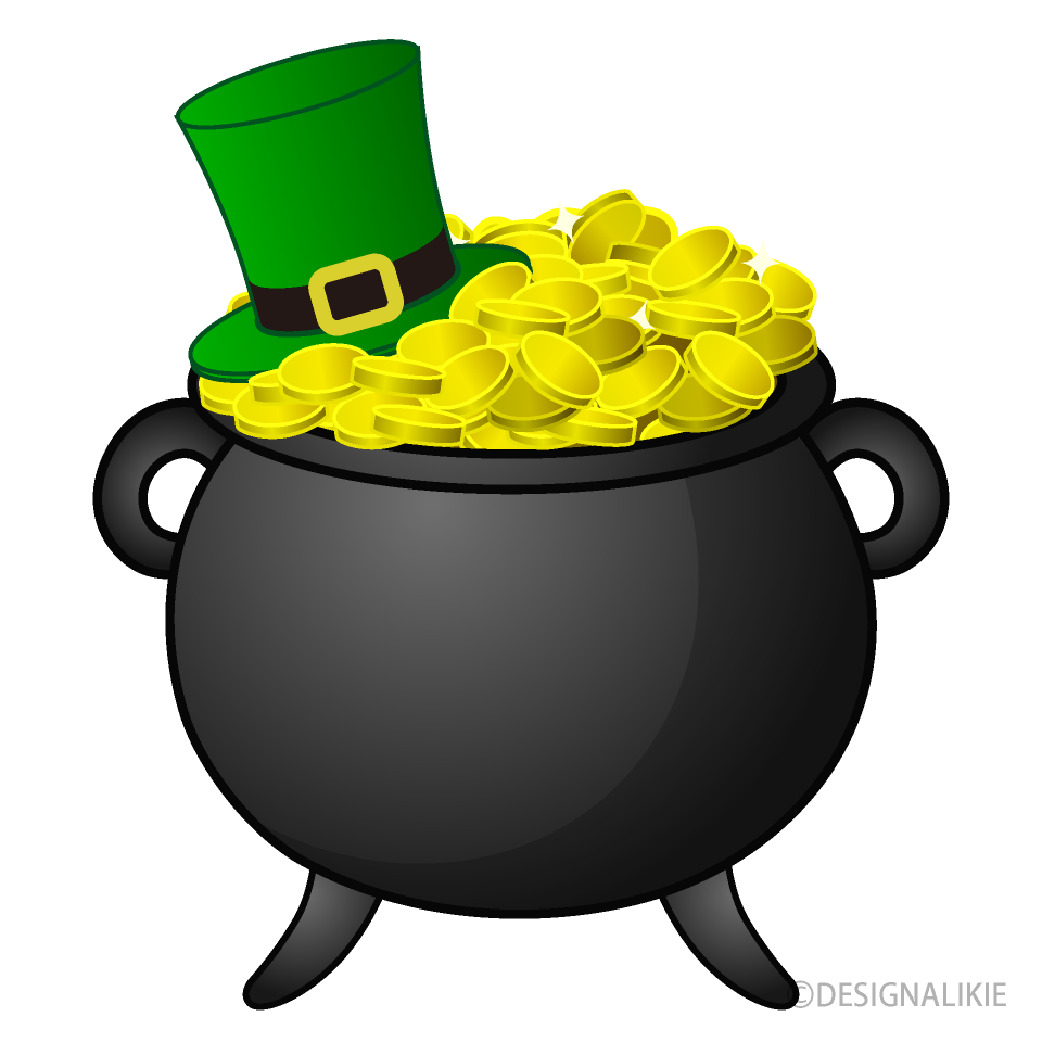 St Patrick S Day Pot With Hat Clip Art Free Png Imageillustoon