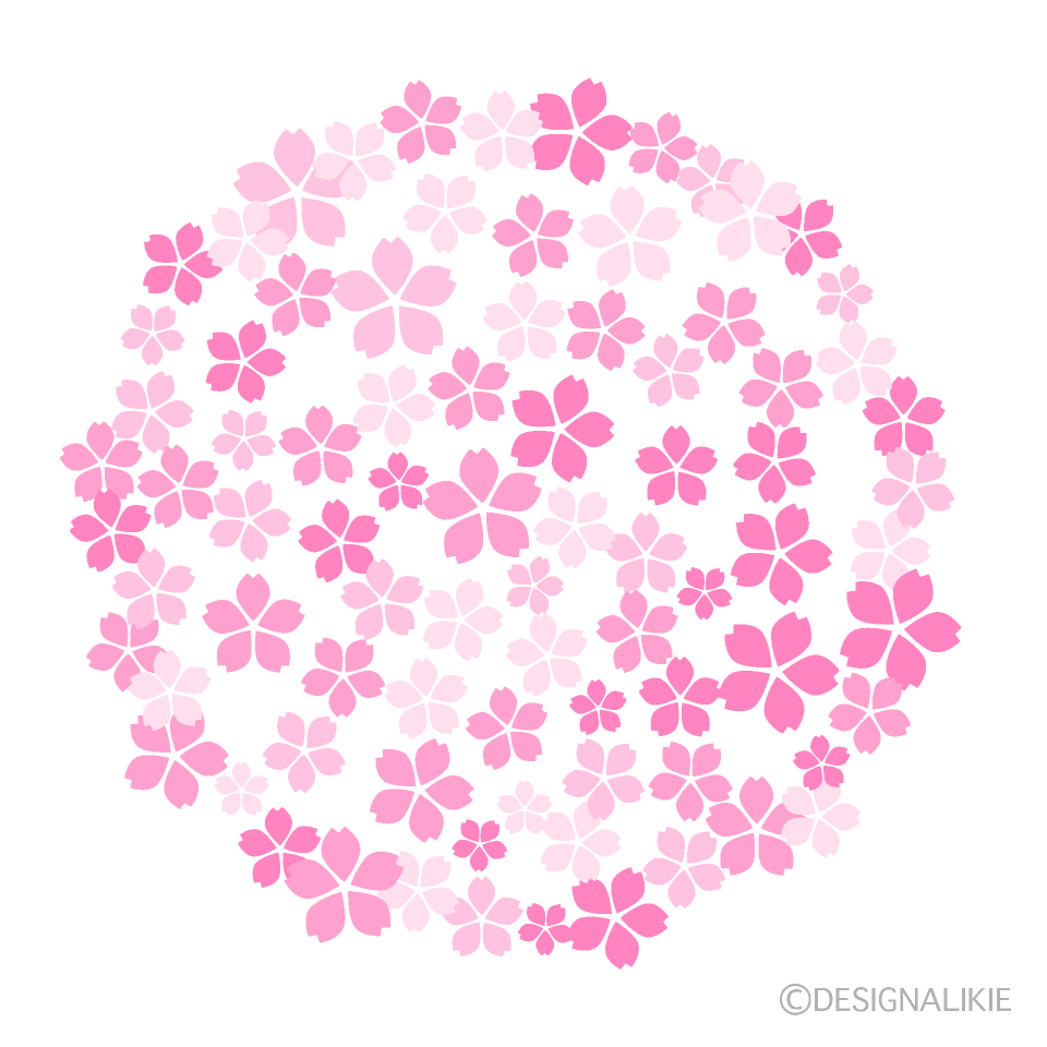 Cute Cherry Blossom Circle