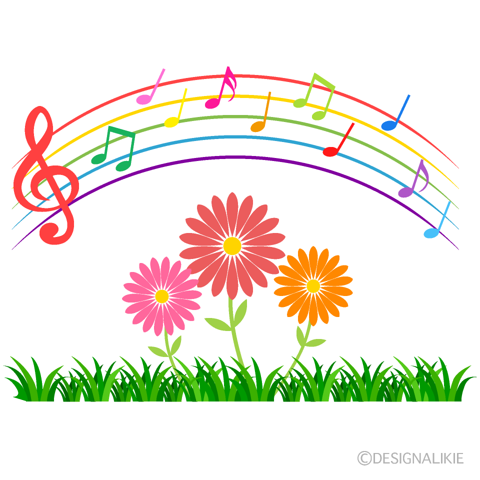 Flowers and Music Tone