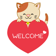 Cat Heart Welcome