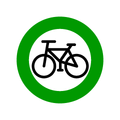 Bicycle Area Sign