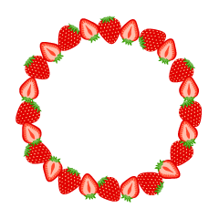 Cute Strawberry Wreath