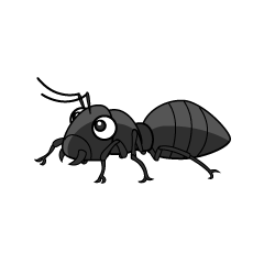 Cute Ant Side View