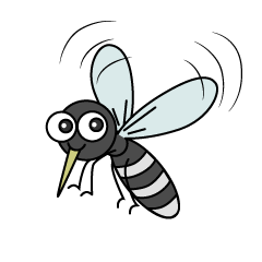 Cute Flying Mosquito