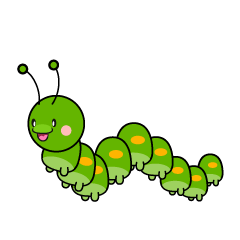 Cute Walking Caterpillar