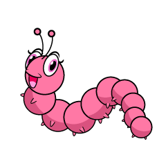 Smiling Girl Caterpillar
