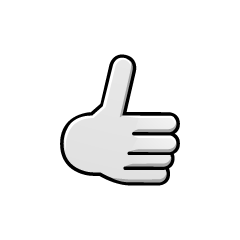 Thumbs up Hand Symbol