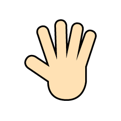 Open Hand Sign