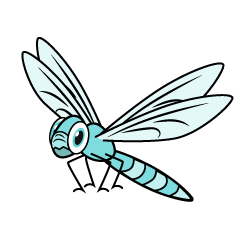 Light Blue Dragonfly