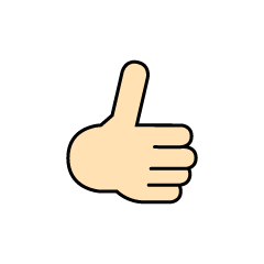 Thumbs up Hand Sign