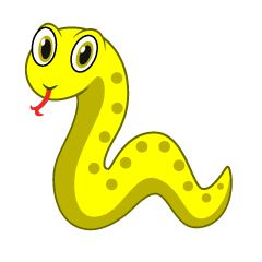 Cute Yellow Snake