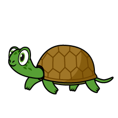 Walking Green Turtle