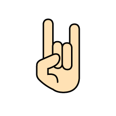 Rock Hand Sign