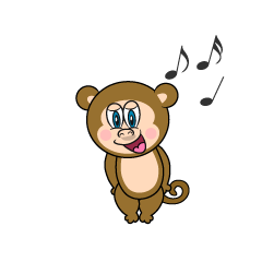 Mono cantando