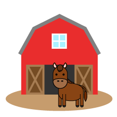 Barn with Horse