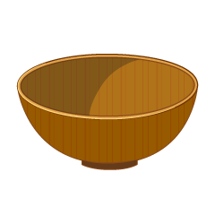 Brown Wood Bowl