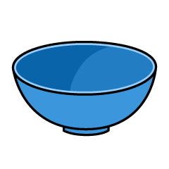 Simple Blue Bowl