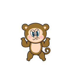 Mono enojado