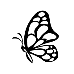Small Butterfly Side