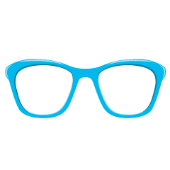 Light Blue Glasses
