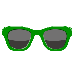 Gafas de Sol Verdes