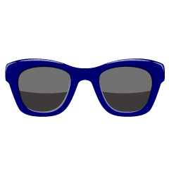 Gafas de Sol Azul Marino