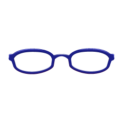 Thin Blue Glasses