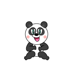 Laughing Panda Character