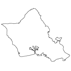 Mapa de Oahu